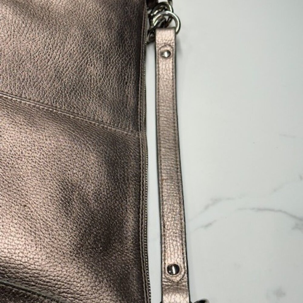 Furla Metallic Gold Leather Bag - Picture 14 of 14